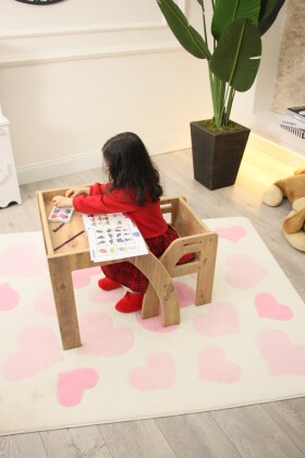 Çocuk Aktivite Oyun ve Çalışma Masa Sandalye Takımı (Atlantik) - 3