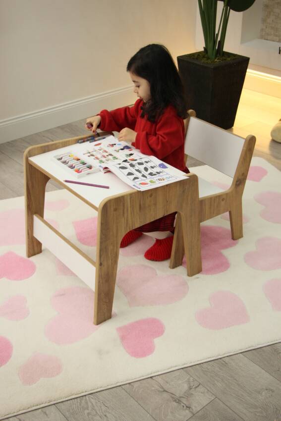 Çocuk Aktivite Oyun ve Çalışma Masa Sandalye Takımı - 3