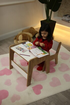 Çocuk Aktivite Oyun ve Çalışma Masa Sandalye Takımı - 4